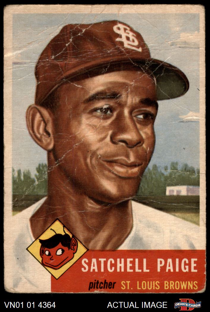 Mavin  1953 Topps Satchell Paige #220 SGC 1 HOF SP St Louis Browns Baseball  Card