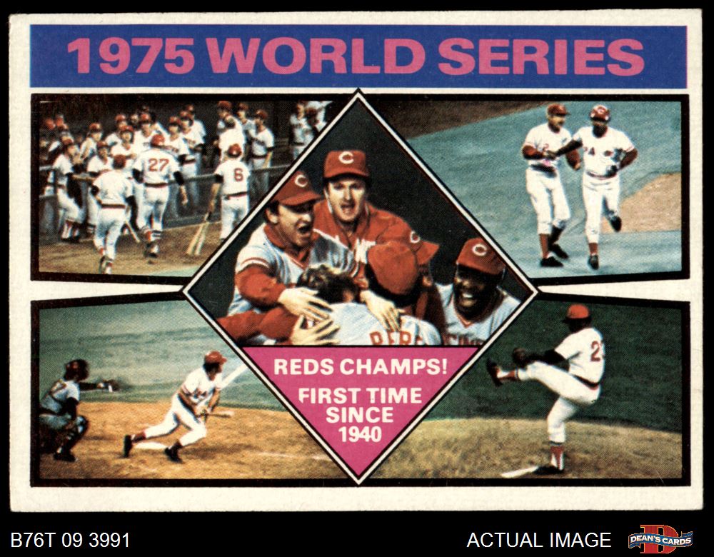 Looking at 1975 World Series Through Red Sox and Reds 1975 Topps Set – ALL  THINGS RED SOX