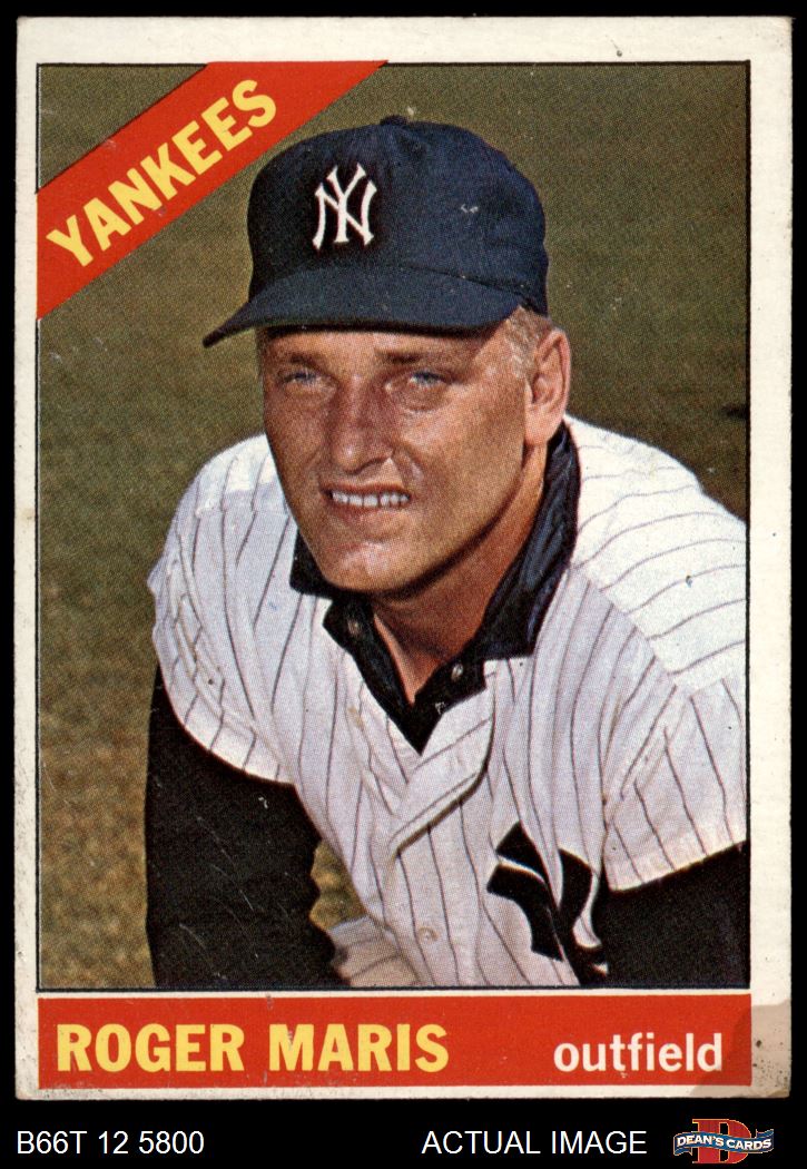  Roger Maris baseball card (New York Yankees #9 Jersey