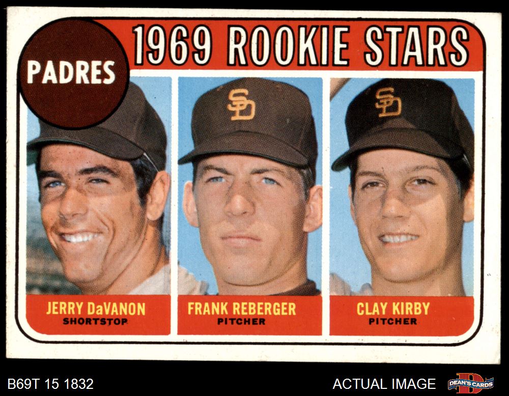 1970 Topps San Diego Padres Near Team Set 6 - EX/MT