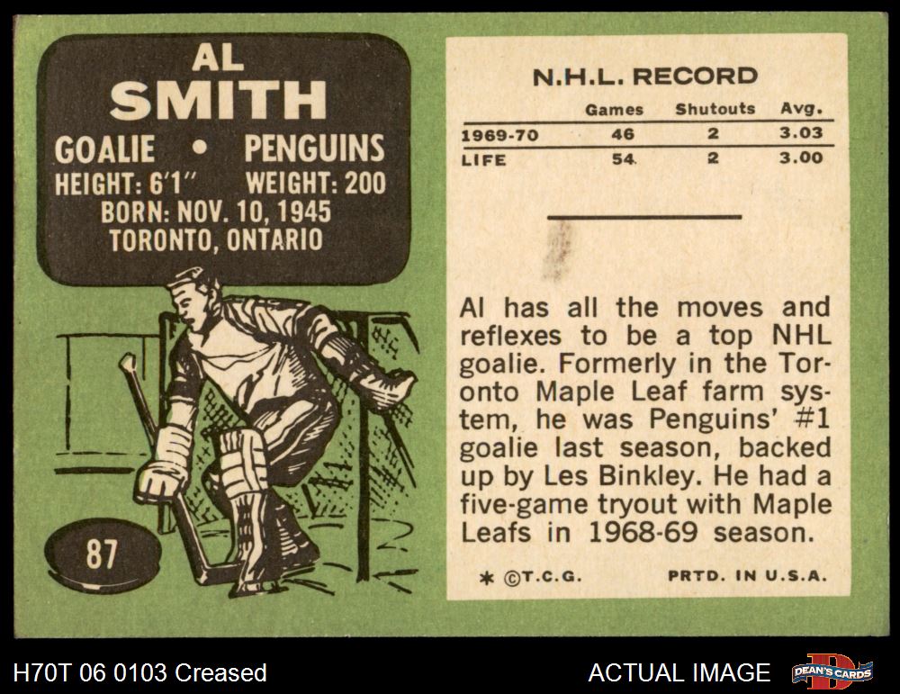 1970-71 Topps Pittsburgh Penguins Near Team Set 4 - VG/EX