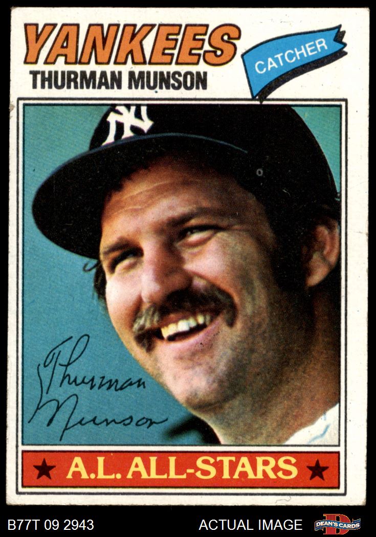 1977 Hostess All-Star Team Thurman Munson #5