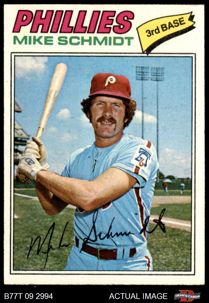 Pepsi-cola Baseball Trading Card 1977 Mike Schmidt 