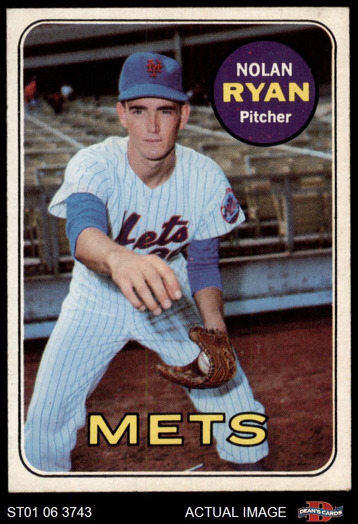 Nolan Ryan 1969 Topps Baseball Card - Mets History