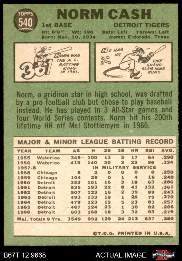 1967 Topps #48 Bill Freehan Detroit Tigers Baseball Card EX