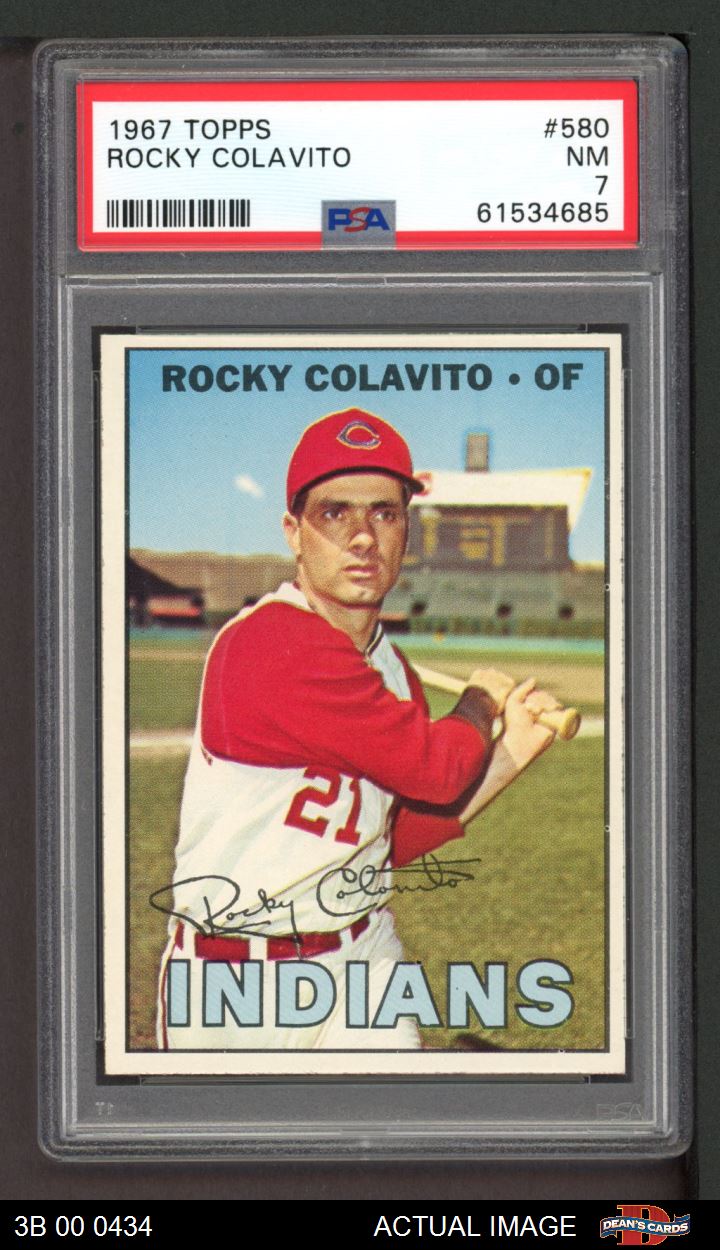 1967 Topps #580 Rocky Colavito