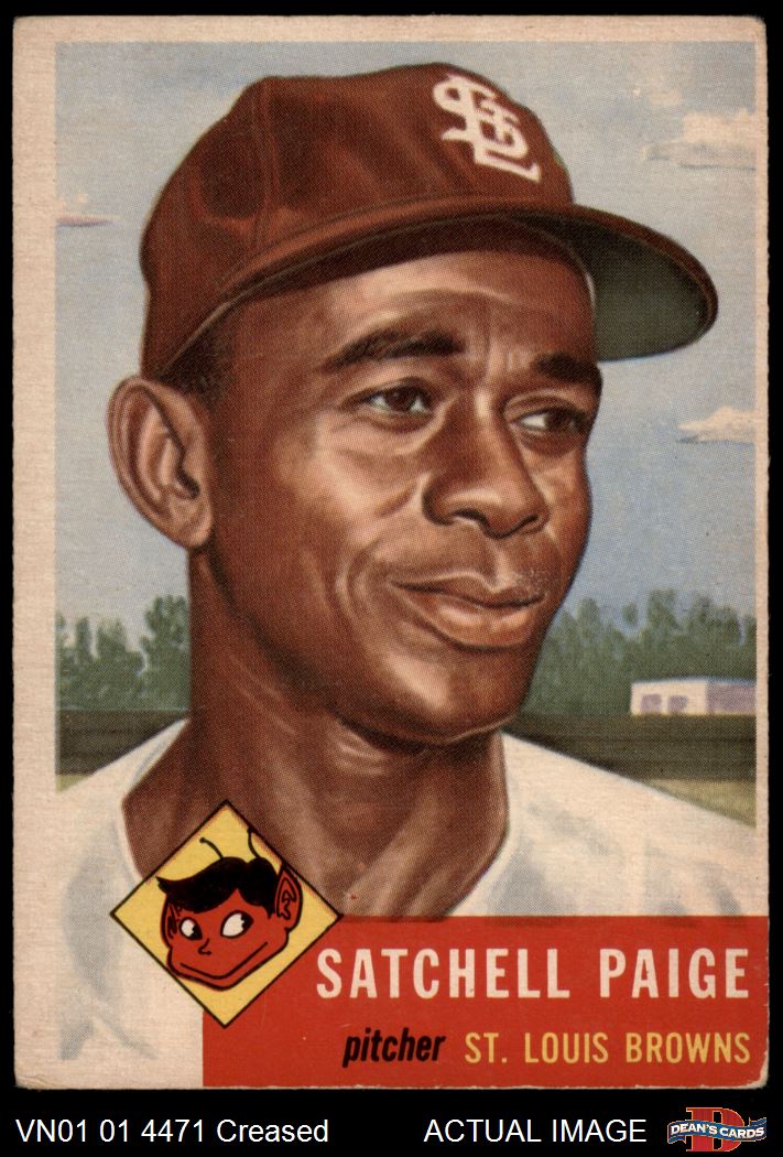 Mitchell & Ness 1953 Satchel Paige St. Louis Browns Road Wool