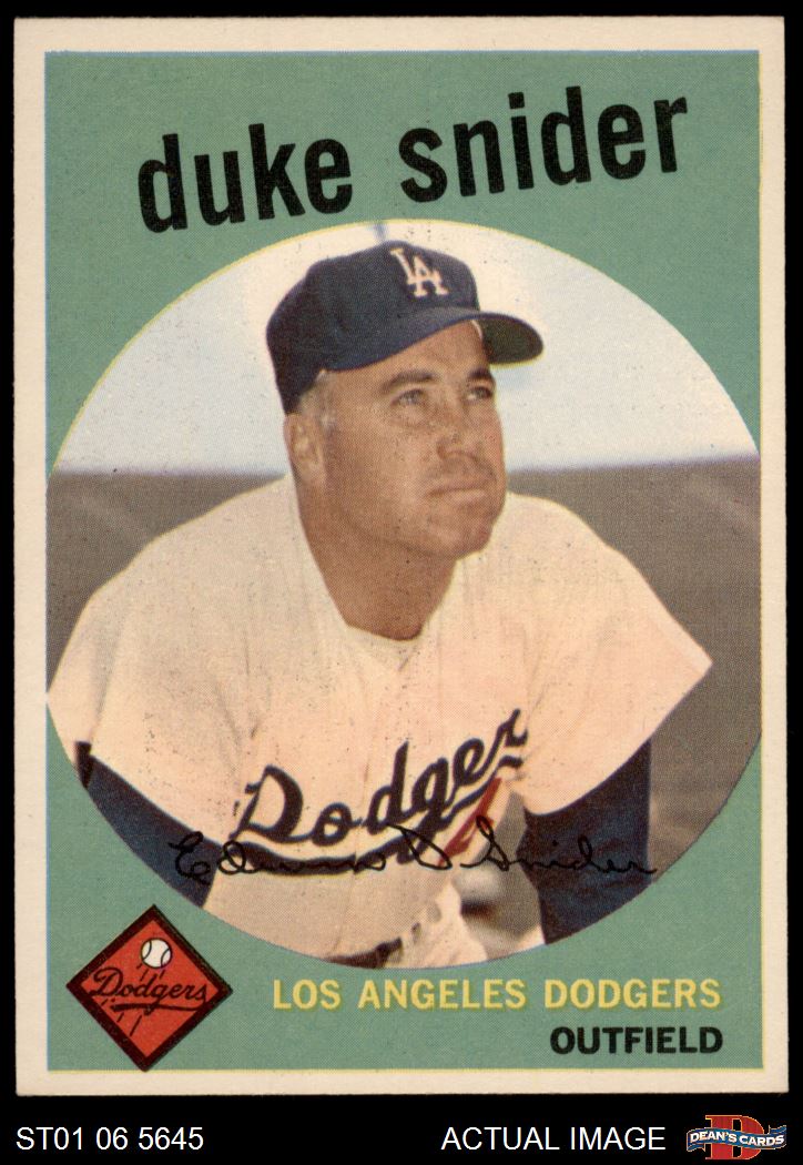 1959 Topps #20 Duke Snider