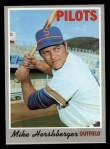  1970 Topps # 393 John Gelnar Seattle Pilots (Baseball Card) EX  Pilots : Collectibles & Fine Art