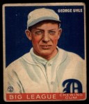 1933 Goudey #100  George Uhle  Front Thumbnail