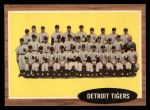 1962 Topps #24   Tigers Team Front Thumbnail