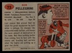 1957 Topps #73  Bob Pellegrini  Back Thumbnail
