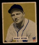1949 Bowman #110 Early Wynn Front Thumbnail