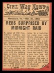 1965 A & BC England Civil War News #36   Midnight Raid Back Thumbnail