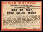 1965 Philadelphia War Bulletin #44   Storm and Steel Back Thumbnail