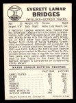 1960 Leaf #31  Rocky Bridges  Back Thumbnail