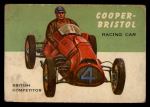 1954 Topps World on Wheels #26   Cooper-Bristol Front Thumbnail