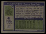 1972 Topps #247  Les Josephson  Back Thumbnail