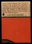 1966 Topps Batman Red Bat #9   Knighting a Thief Back Thumbnail