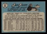 1965 O-Pee-Chee #93  Jack Fisher  Back Thumbnail
