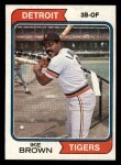 1974 Topps #409  Ike Brown  Front Thumbnail