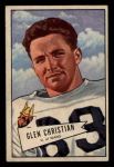 1952 Bowman Small #54  Glen Christian  Front Thumbnail
