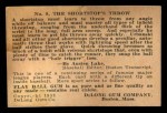 1933 DeLong Gum R333 #9  Billy Urbanski  Back Thumbnail