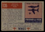 1952 Topps Wings #135   Unknown Back Thumbnail
