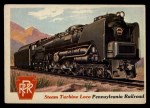 1955 Topps Rails & Sails #12   Steam Turbine Locomotive Front Thumbnail