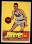 1957 Topps #33  Larry Costello  Front Thumbnail