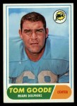 1968 Topps #92  Tom Goode  Front Thumbnail