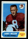1968 Topps #164  Larry Wilson  Front Thumbnail