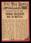 1965 A & BC England Civil War News #66   Victim of the War Back Thumbnail