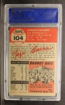 1953 Topps #104 Yogi Berra Back Thumbnail