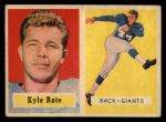 1957 Topps #59  Kyle Rote  Front Thumbnail