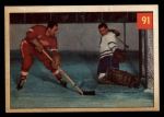 1954 Parkhurst #91   -  Red Kelly / Harry Lumley The Battle of the All-Stars Front Thumbnail