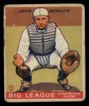 1933 Goudey #186  John Schulte  Front Thumbnail