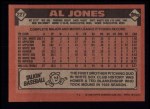 1986 Topps #227  Al Jones  Back Thumbnail