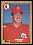 1987 Topps #621  Danny Cox  Front Thumbnail
