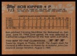 1988 Topps #723  Bob Kipper  Back Thumbnail