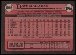 1989 Topps #655  Dave Magadan  Back Thumbnail