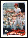 1989 Topps #562  Danny Cox  Front Thumbnail