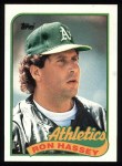 1989 Topps #272  Ron Hassey  Front Thumbnail
