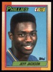 1990 Topps #74   -  Jeff Jackson #1 Draft Pick Front Thumbnail