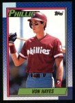 1990 Topps #710  Von Hayes  Front Thumbnail