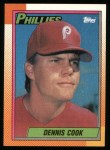 1990 Topps #633  Dennis Cook  Front Thumbnail