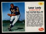 1962 Post Cereal #166  Lamar Lundy  Front Thumbnail