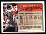 1994 Topps #472  Jay Buhner  Back Thumbnail