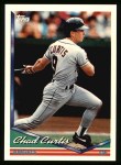 1994 Topps #56  Chad Curtis  Front Thumbnail
