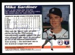 1995 Topps #97  Mike Gardiner  Back Thumbnail